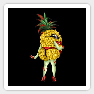 Naughty Adult Kinky Pineapple Sticker